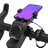 Bicycle Bluetooth Speaker, UPPEL Multifunctional Bike Speaker 10-in-1 LED Light Power Bank Bike Horn Microphone Ideal for Road & Mountain Bike - Extreme & Casual Cycling
