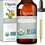 Cliganic Organic Marula Oil, 100% Pure - For Face & Hair | Natural Cold Pressed Unrefined