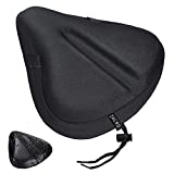 Zacro Bike Seat Cover Big Size, Gel Padded Wide Cushion for Bike Saddle, Adjustable Bike Seat Cushion for Men Women, Compatible with Peloton, Cruiser Bicycle Seats...
