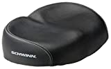Schwinn Comfort Bike Seat, Foam, Noseless Saddle, Black