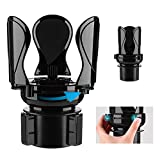 Cup Holder Expander for Car with Self-Locking Mechanism, Veharvim Adjustable Cup Holder Compatible with All Vehicles, Holds Hydro Flask, Yeti, Nalgene 10-50 oz. Cups, Bottles and Mugs in 2.56'- 4.53'