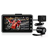 3'1080P HD Motorcycle Camera DVR Motor Dash Cam with Special Dual-track Front Rear Recorder Motorbike Electronic Moto Waterproof