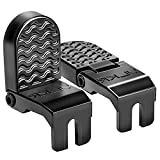 TOBWOLF 1 Pair 10MM U Slot Bicycle Rear Pedals Folding Foldable Non-Slip Rear Seat Footrest Pedals Cycling Accessories for Mountain Bike Electric Bicycle Foot Pegs