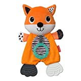 Infantino Cuddly Teether Fox - Christmas Gift for Sensory Exploration and Teething Relief