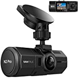 Vantrue N2 Pro Uber Dual 1080P Dash Cam, 2.5K 1440P Front Dash Cam, Front and Inside Car Dash Camera with Infrared Night Vision, 24hr Motion Detection Parking Mode, Accident Record, Support 256GB max