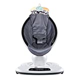 4moms® mamaRoo 4 Multi-Motion™ Baby Swing, Bluetooth Baby Rocker with 5 Unique Motions, Cool Mesh Fabric, Dark Grey