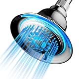 DreamSpa All Chrome Water Temperature Controlled Color Changing 5-Setting LED Shower Head by Top Brand Manufacturer! Color of LED lights changes automatically according to water temperature