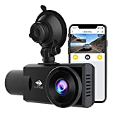 WiFi Dash Cam, Z-Edge New Version Z3Pro Dash Cam Front and Inside, 2K+1080P Front and Inside Dual Dash Cam, Car Camera, IR Night Vision, Parking Mode, G-Sensor, Support 256GB