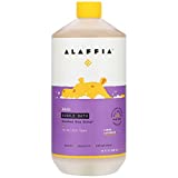 Alaffia Babies and Kids Bubble Bath, Gentle Bath Essentials for Delicate Skin, Plant-Based Formula That is Paraben & Sulfate-Free, Vegan, Calming with Long-Lasting Bubbles, Lemon Lavender