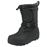 Northside unisex child Frosty snow boots, Black, 5 Toddler US