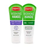 O'Keeffe's Working Hands Hand Cream, 3 Ounce Tube and Night Treatment Hand Cream, 3 Ounce Tube