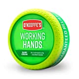 O'Keeffe's Working Hands Hand Cream for Extremely Dry, Cracked Hands, 3.4 Ounce Jar, (Pack 1)