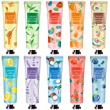10 Pack Hand Cream for Dry Cracked Hands,Working Hands,Natural Plant Fragrance Mini Hand Lotion Moisturizing Hand Care Cream Gift Set Travel Size Hand Lotion for Dry Hands Gift Set for Mom,Grandma