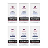 Neutrogena Norwegian Formula Moisturizing Hand Cream Formulated with Glycerin for Dry, Rough Hands, Fragrance-Free Intensive Hand Lotion, 2 oz, Pack of 6