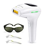 At-Home IPL Hair Removal for Women and Men Permanent Hair Removal 500,000 Flashes Painless Hair Remover on Armpits Back Legs Arms Face Bikini Line, Corded