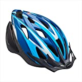 Schwinn Thrasher Bike Helmet, Lightweight Microshell Design, Youth, Blue/Silver