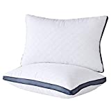 Pillows for Sleeping(2-Pack) , Luxury Hotel Gel Pillow ,Bed Pillows for Side and Back Sleeper (Queen)