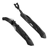 Raymall Mountain Bike Fenders Mudguard - MTB Mud Guard for 20, 22, 24, 26, 27.5, 29 Inch and 700C Mountain | Road | City Bike Bicycle Splash Guards, Adjustable Front/Rear Bicycle Fenders Set