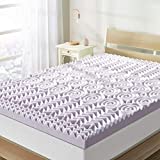 Best Price Mattress 3 Inch 5-Zone Memory Foam Mattress Topper, Soothing Lavender Infusion, CertiPUR-US Certified, Twin