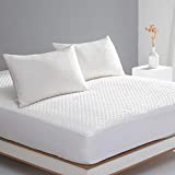 King Size Waterproof Mattress Protector Bamboo Cooling Fitted Mattress Pad Cover with Deep Pocket Up to 18''