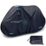 Ripstop Bike Cover with Waterproof. Bike Covers Outdoor Storage Waterproof With 210D Double Stitched Webbing Strap and Unique Breathe Valves. Ideal Bicycle Cover (1,500mm Black & Blue)