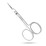 KAMICURE | Extra Fine Curved Cuticle Scissors for Men Women - Multi Purpose Small Manicure Scissors, Pedicure, Finger & Toe Nail Cuticle Scissors Professional Thin toenail Scissors, Eyelashes Scissors