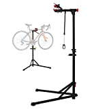 unisky Bike Repair Stand (Max 66LBS) Foldable Bike Stand for Maintenance Portable Height Adjustable Rack with Quick Release Bicycle Mechanics Maintenance Workstand