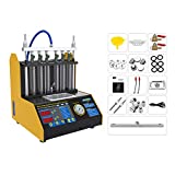 AUTOOL Ultrasonic Wave Fuel Injector Cleaner and Tester Automotive Fuel Injection Systems Cleaning Tools for All Petrol 6 Cylinder Vehicles Motorcycle