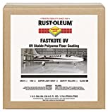 Rust-Oleum 277499 FastKote UV Stable Polyurea Floor Coating, 1-Gallon, Clear