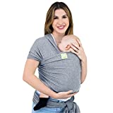 KeaBabies Baby Wrap Carrier - All in 1 Stretchy Baby Sling - Baby Carrier Sling - Baby Carrier Wrap - Baby Carriers for Newborn, Infant - Baby Wraps Carrier - Baby Slings - Baby Sling Wrap
