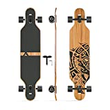 APOLLO Bamboo Longboard - Drop Down Longboard Cruiser Skateboard - 36 inch Longboard - Downhill Longboards - Skateboards and Longboards for Beginners and Pros - Cool Longboards