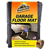 Armor All Original Garage Floor Mat, (17' x 7'4'), (Includes Double Sided Tape), Protects Surfaces, Transforms Garage - Absorbent/Waterproof/Durable (USA Made) (Charcoal)