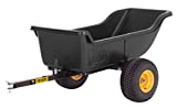 Polar Trailer 8232 HD 1200 Heavy Duty Utility and Hauling Cart, 84 x 45 x 31-Inch 1200 Lbs Load Capacity Rugged Wide-Track Tires Quick Release Tipper Latch Tilt & Pivot Frame, Black