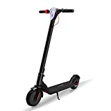 Electric Kick Scooter 19 Mph Speed for Adults -17.3 Miles Long Range & 8.5' Solid Tires ,with Smart APP Lock ,Large LCD Display ,Foldable,Disc Brake