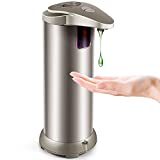 Soap Dispenser, Adjustable Switches Touchless Automatic Soap Dispenser, Equipped Infrared Motion Sensor Waterproof Base Suitable for Bathroom Kitchen Hotel Restaurant