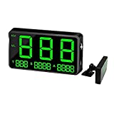 COOLOUS C80 Universal Hud Heads Up Display 4.5'' Large Screen Digital Speedometer Altitude Speed Projector Film Over Speed Warning for Cars & Other Vehicles