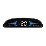 ACECAR Digital GPS Speedometer, Universal Car HUD Head Up Display with Speed MPH, Direction, Driving Distance, Overspeed Alarm HD Display, for All Vehicle