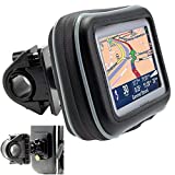 ChargerCity 5' Screen Water Resistant GPS Case w/Security Screw Heavy Duty Bike Motorcycle Handle Bar Mount for Garmin Drive Smart Assist Nuvi 58 57 56 55 52 51 50 2589 2597 LM LMT Tomtom GO Via GPS