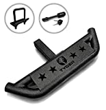 Tyger Auto TG-HS8U81238 Hitch Armor Compatible with Vehicles with 2' Hitch Receiver | Textured Black | Hitch Step | Rear Bumper Guard Protector | with Pin Lock and Stabilizer