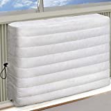 Brivic Indoor Air Conditioner Cover AC Cover for Inside Window Unit 21 x15 x 3.5 inches(L x H x D),White