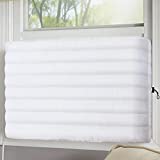 KylinLucky Indoor Air Conditioner Unit Cover,Window AC Covers for Inside 28 x 20 x 3.5 inches(L x H x D),White