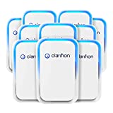Clarifion - Air Purifiers for Home, Bedrooms, Negative Ion Generator (10 Pack), Highest Output Filter, Quiet, Portable Air Cleaner for Dust, Pets, Odors, Smoke, Allergens, Apartment essentials, White