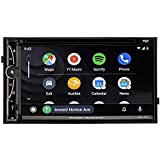 Power Acoustik CPAA-70D CPAA-70D 7-Inch Double-DIN in-Dash DVD Receiver with Bluetooth, Apple CarPlay, and Android Auto