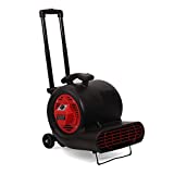 MOUNTO 3-Speed 3/4HP 3000CFM Air Mover Floor Carpet Dryers with Wheel Kit