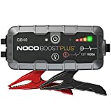 NOCO Boost Plus GB40 1000 Amp 12-Volt UltraSafe Lithium Jump Starter Box, Car Battery Booster Pack, Portable Power Bank Charger, and Jumper Cables For Up To 6-Liter Gasoline and 3-Liter Diesel Engines