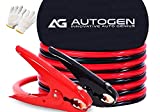AUTOGEN Heavy Duty Jumper Cables, 1 Gauge 30Ft 900AMP Battery Booster Cables with Professional Grade Clamps and Carry Bag