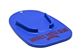 Badass Moto Motorcycle Kickstand Pad, Blue, Rugged, Durable, Made in the USA, Several Colors, Helps You Park Your Bike on Hot Pavement, Grass, Soft Ground, Rest Your Kick Stand on It Like Coaster
