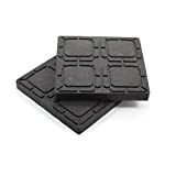 Camco RV Universal Flex Pads for Leveling Blocks,'2x2” | Prevents Jacks & Stabilizers