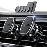 LISEN 2 Pack Magnetic Phone Holder for Car Vent, [6 Strong Magnets] Magnetic Car Mount, Hands Free Air Vent Cell Phone Holder Mount for Car, Fit 4-11in iPhone 13 Pro Max,13 Pro, All Phones & Tablet