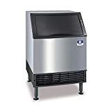 Manitowoc UYF-0140A NEO 26' Air Cooled Undercounter Half Dice Cube Ice Machine with 90 lb. Bin - 115V, 137 lb